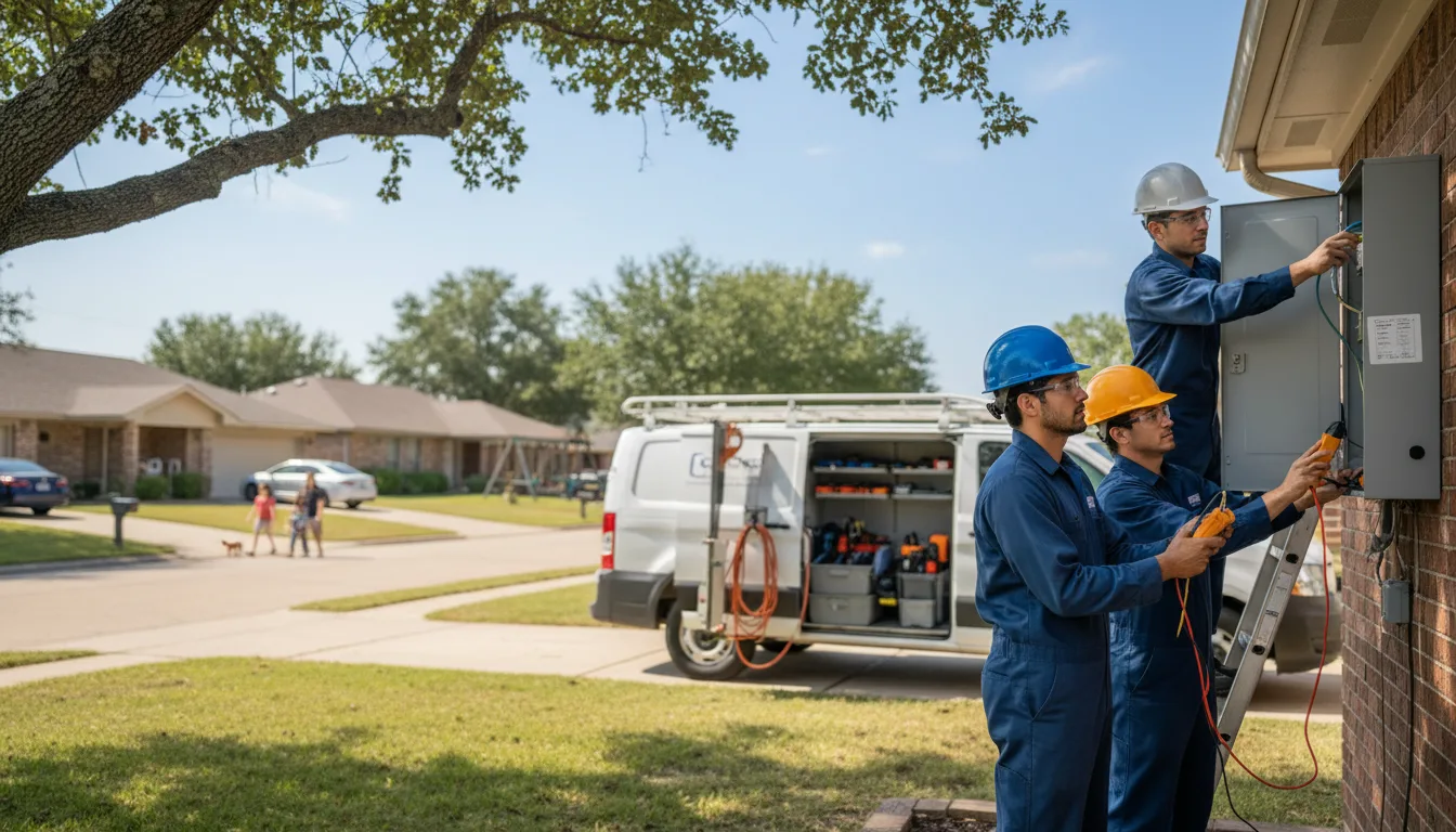 Certified electrician providing emergency electrical services in Mountain View, AR